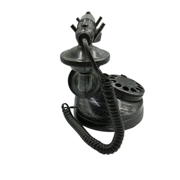 Haunted Ringing and Talking Vintage-Style Rotary Dial Telephone Retro Look - Picture 3 of 12